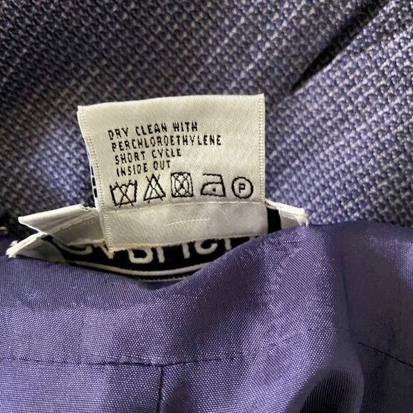 Carlisle Wool Skirt Purple with Back Pleats Size 8 - Picture 7 of 9